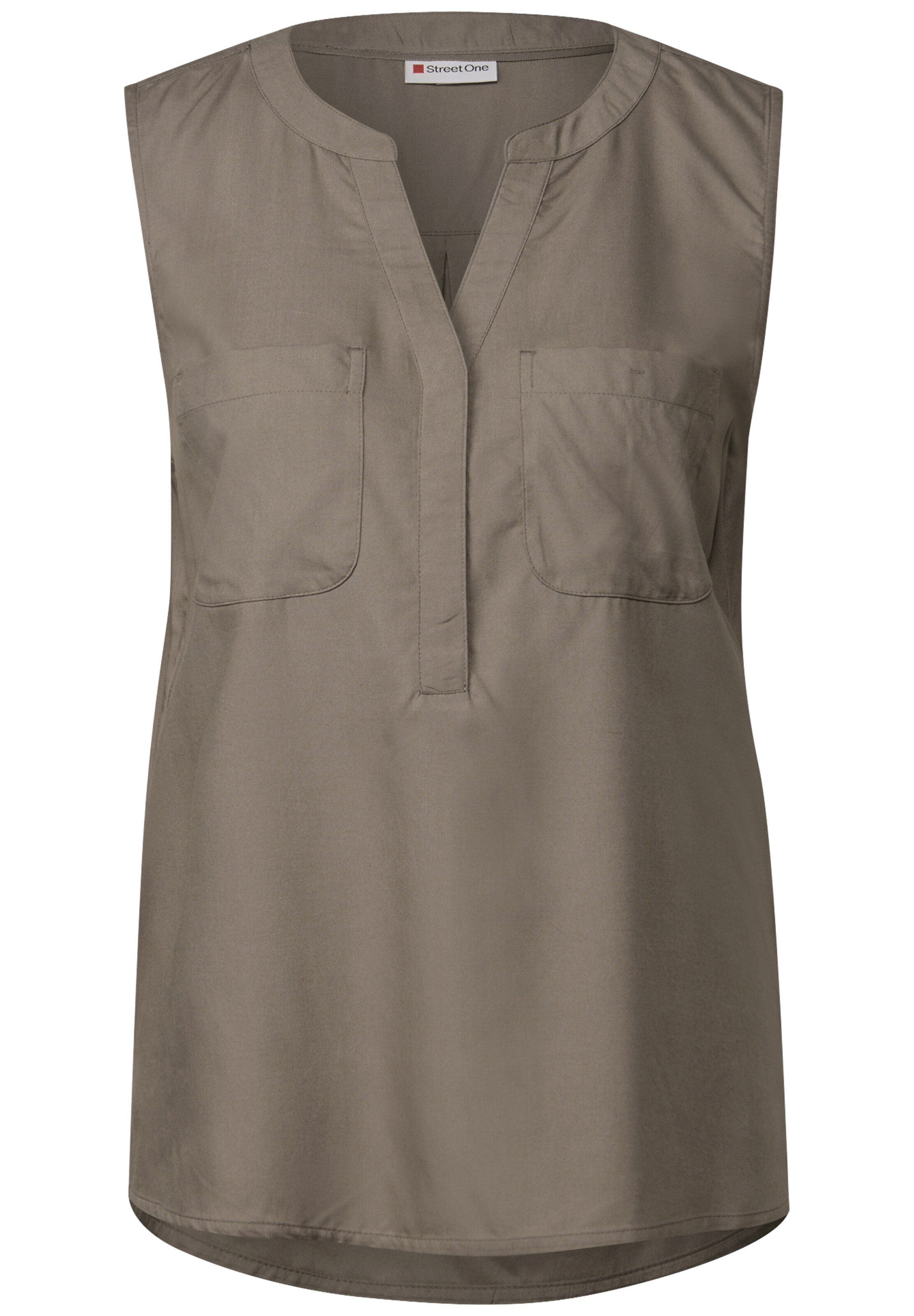 STREET ONE Bluse in Braun: Vorderseite
