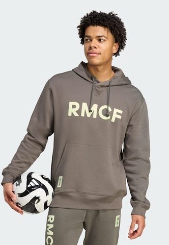 ADIDAS PERFORMANCE Sportsweatshirt 'Real Madrid Seasonal' in Grijs: voorkant