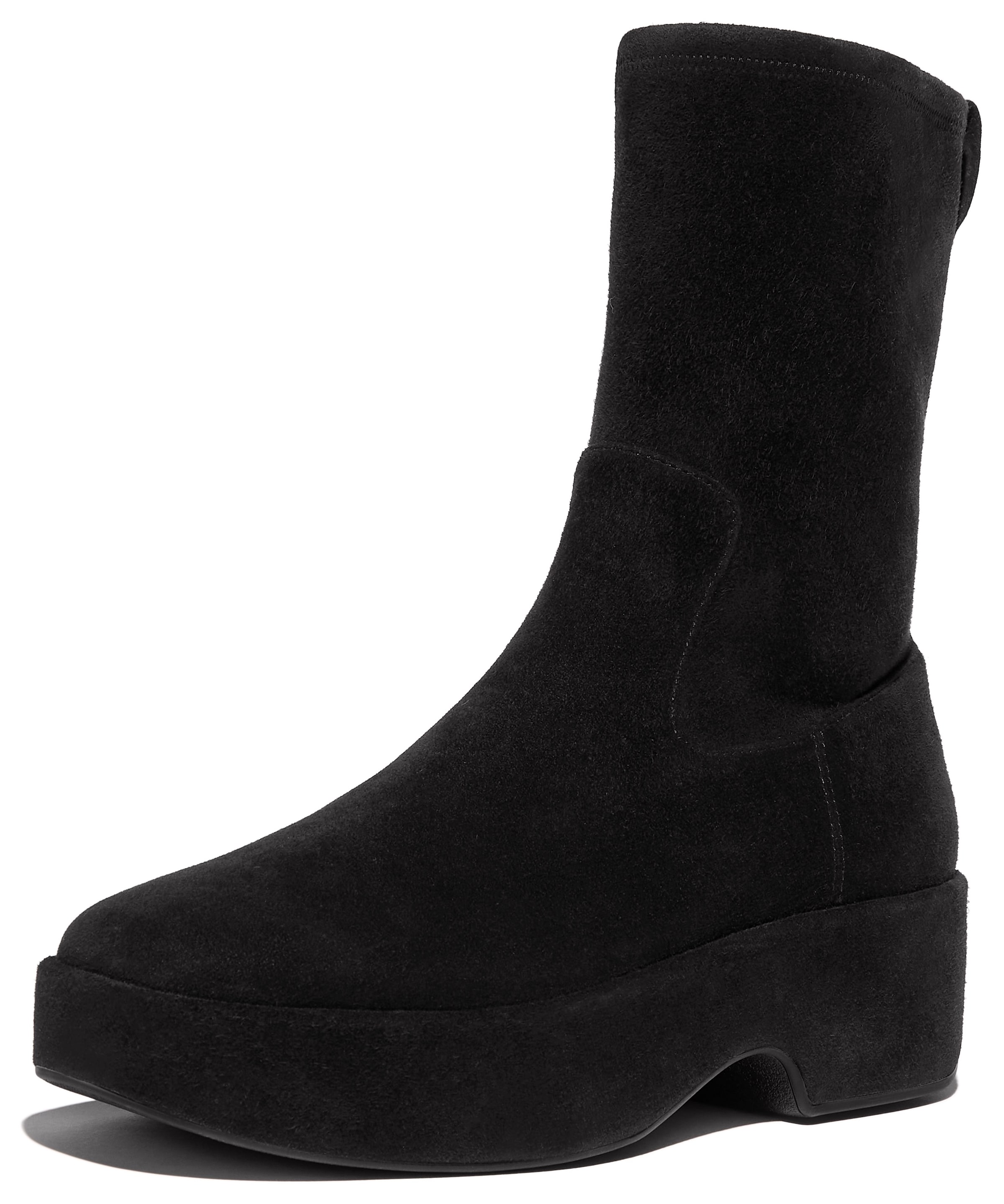 FitFlop Stiefelette in Schwarz: Vorderseite