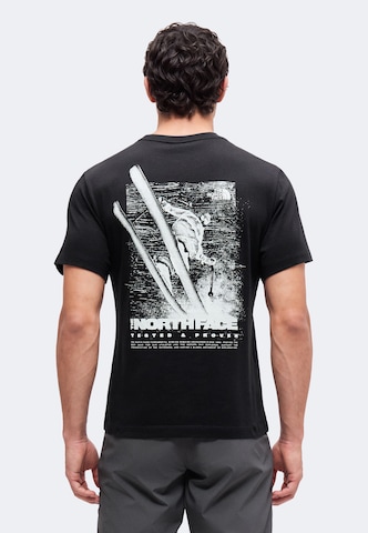Maglietta 'TESTED AND PROVEN' di THE NORTH FACE in nero: frontale
