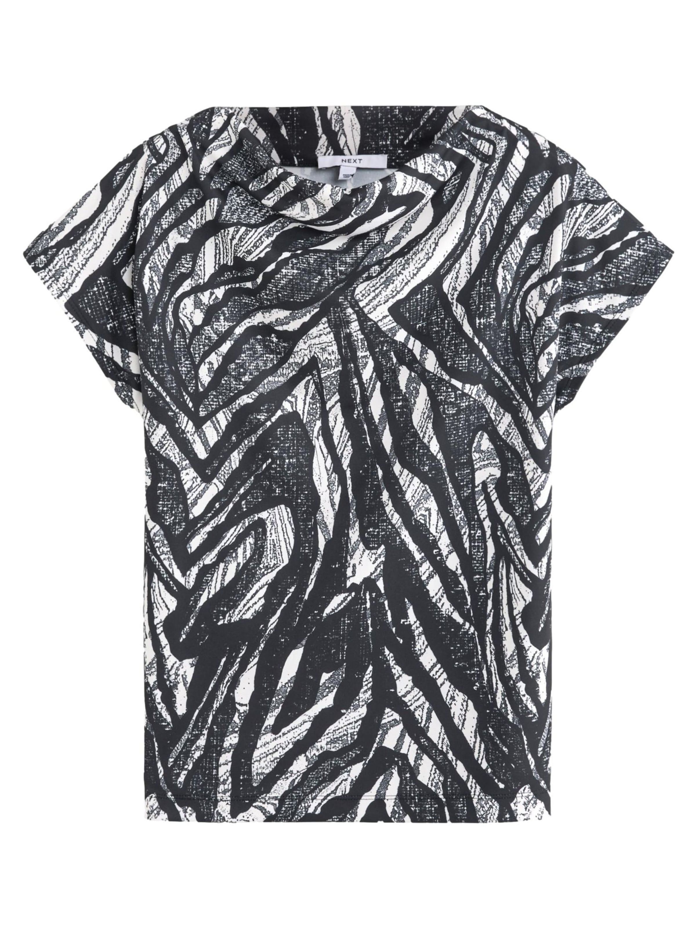 Next Majica | črna barva: sprednja stran