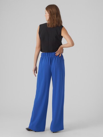 VERO MODA Wide leg Pants in Blue