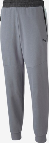 PUMA Tapered Pants in Grey: front