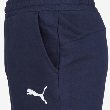 Loosefit Pantalon de sport 'Team Goal 23' PUMA en bleu