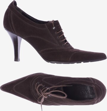 BOSS Black High Heels & Pumps in 41 in Brown: front