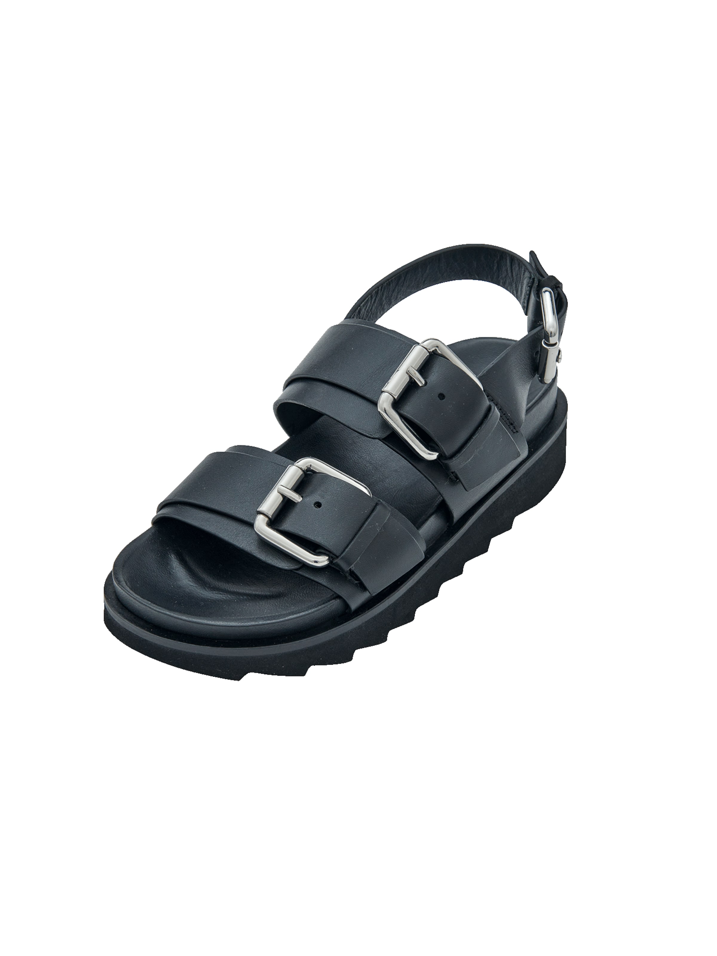 Sandalo 'Benazir' di EDITED in nero: frontale