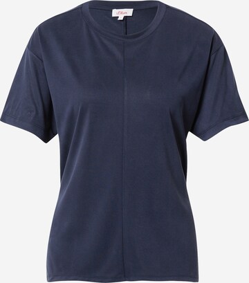 T-shirt s.Oliver en bleu : devant