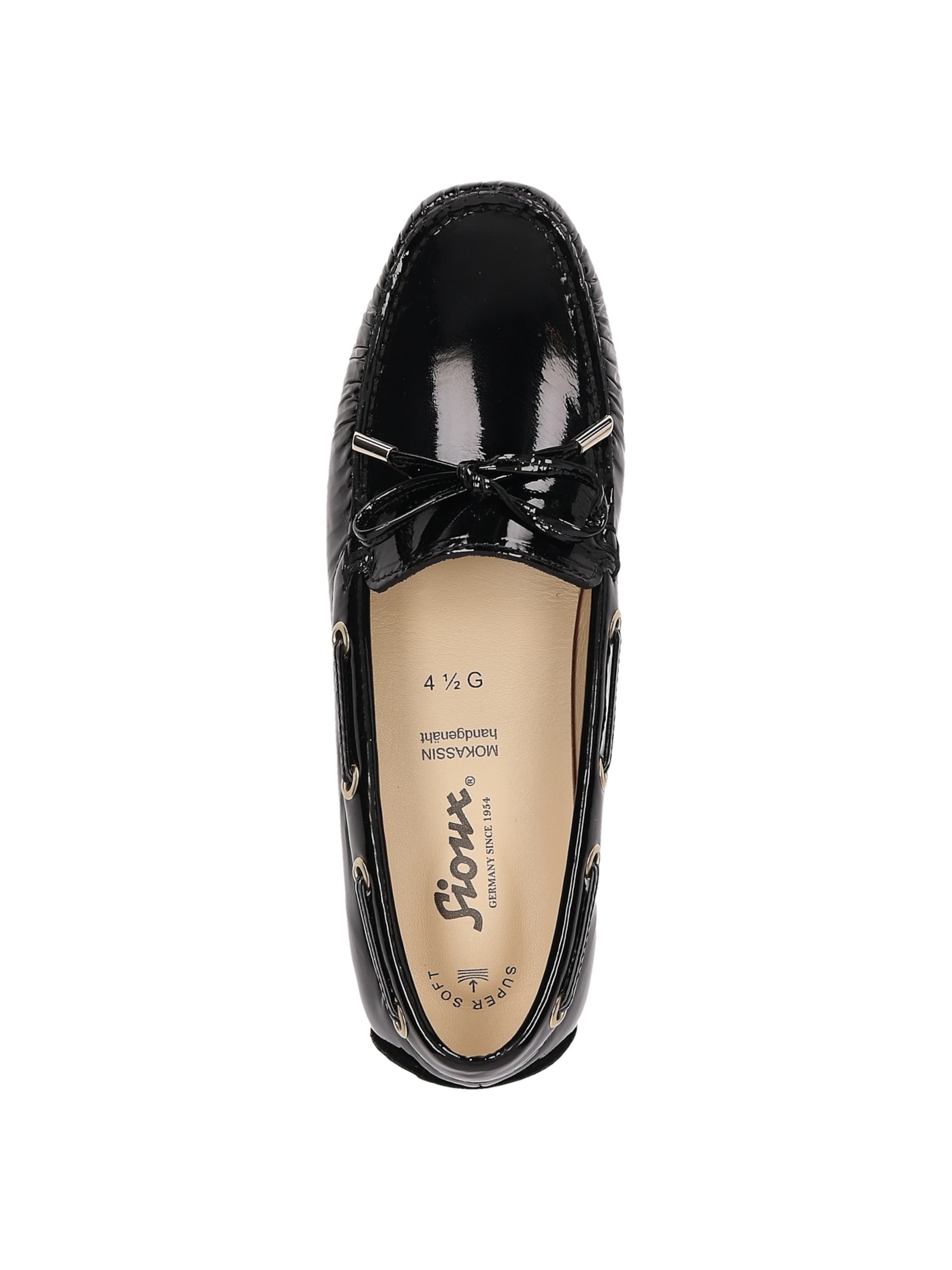 SIOUX Mokassin 'Borinka-701' in Schwarz