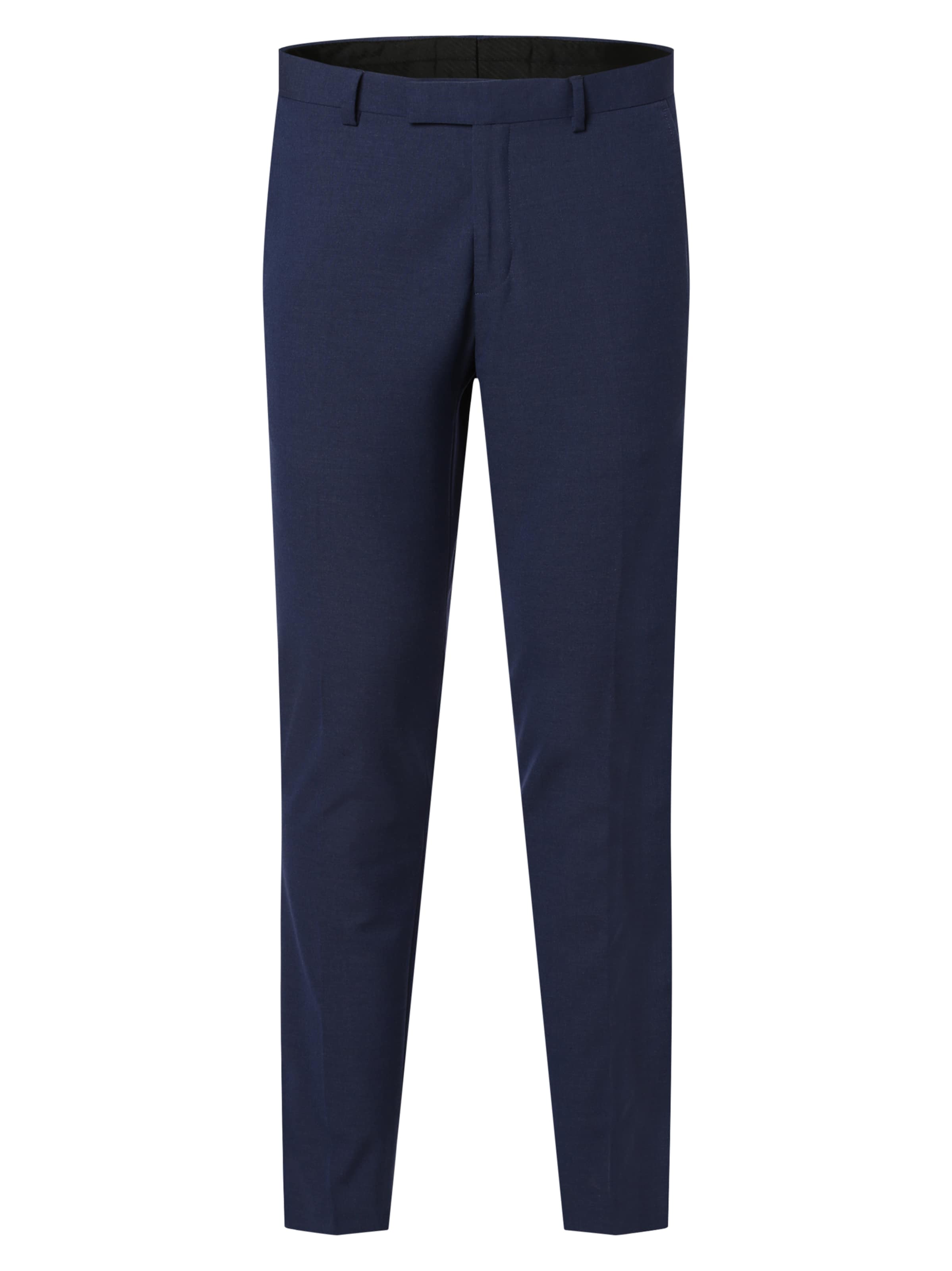Finshley & Harding Slimfit Pantalon ' California ' in Blauw: voorkant