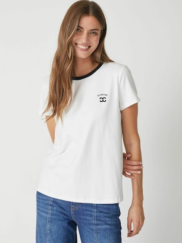 T-shirt 'Siara' co'couture en noir : devant