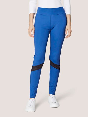 MADELEINE Skinny Leggings in Blue: front