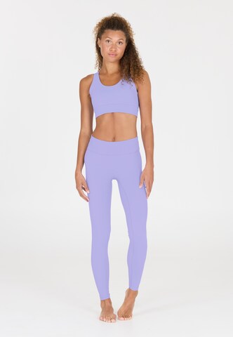 Athlecia Skinny Sports trousers 'Luxe' in Purple