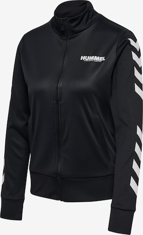 Hummel Sportsweatjacke in Schwarz