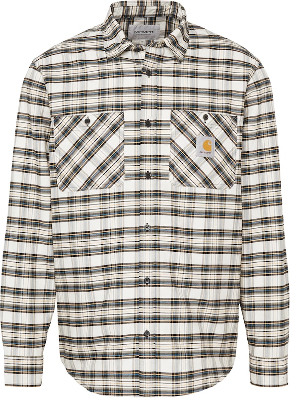Carhartt WIP Regular Fit Hemd 'Solander' in Hellgrau YR7582 Carhartt WIP Regular Fit Hemd 'Solander' in Hellgrau YR7582