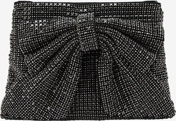 myMo at night Clutch in Schwarz: Vorderseite