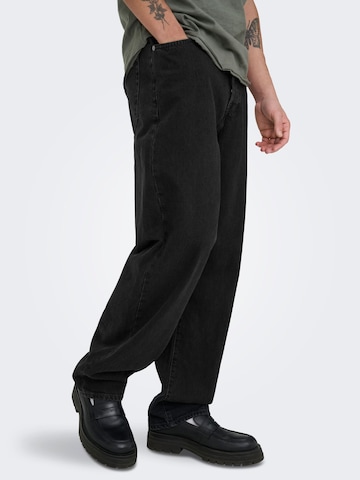 Only & Sons Slimfit Jeans i sort