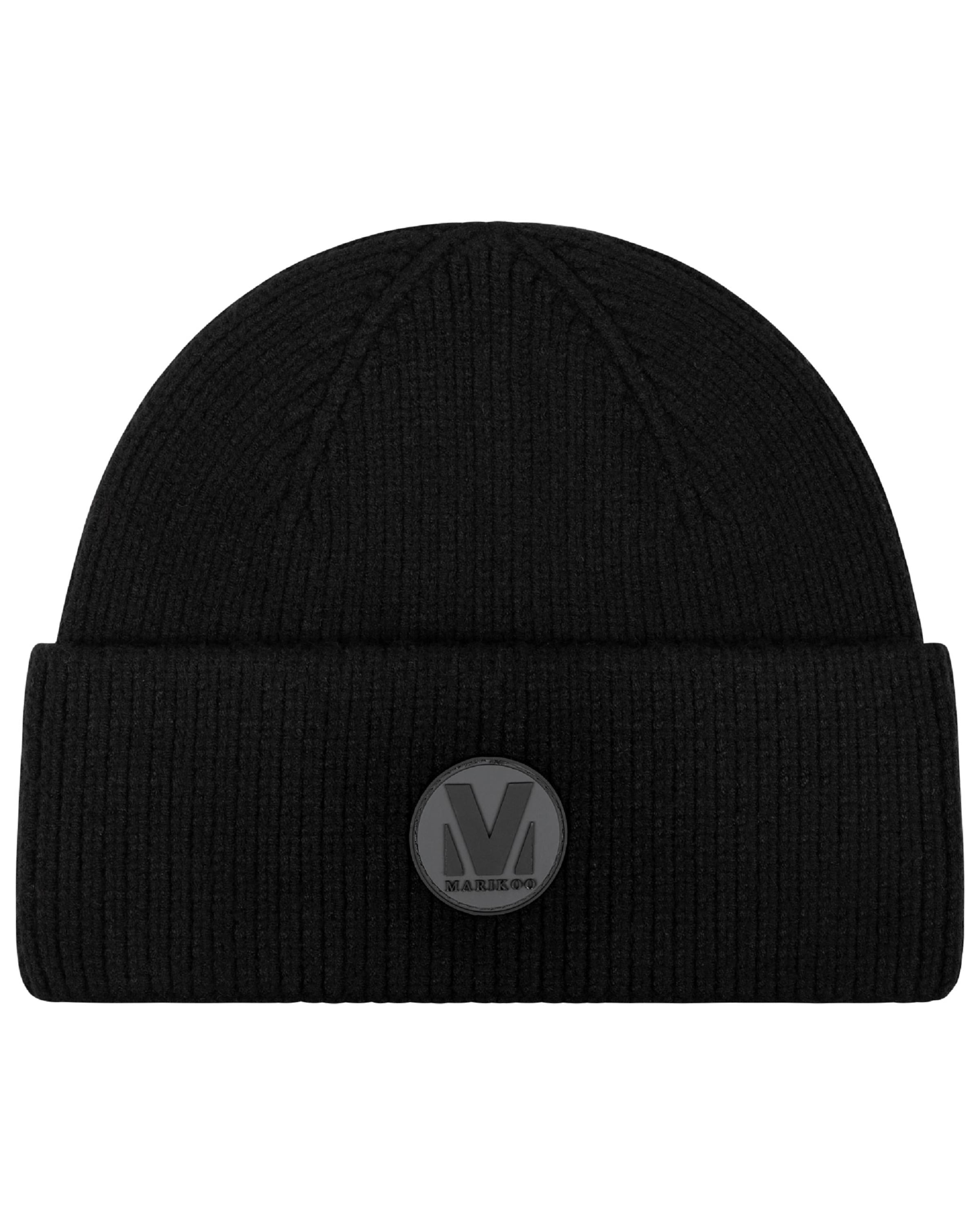 MARIKOO Beanie 'Effelin 16' in Black: front