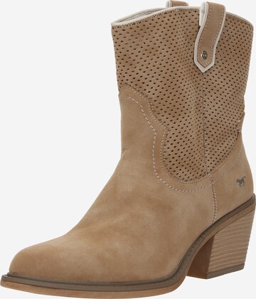 MUSTANG Cowboy Boots in Brown: front