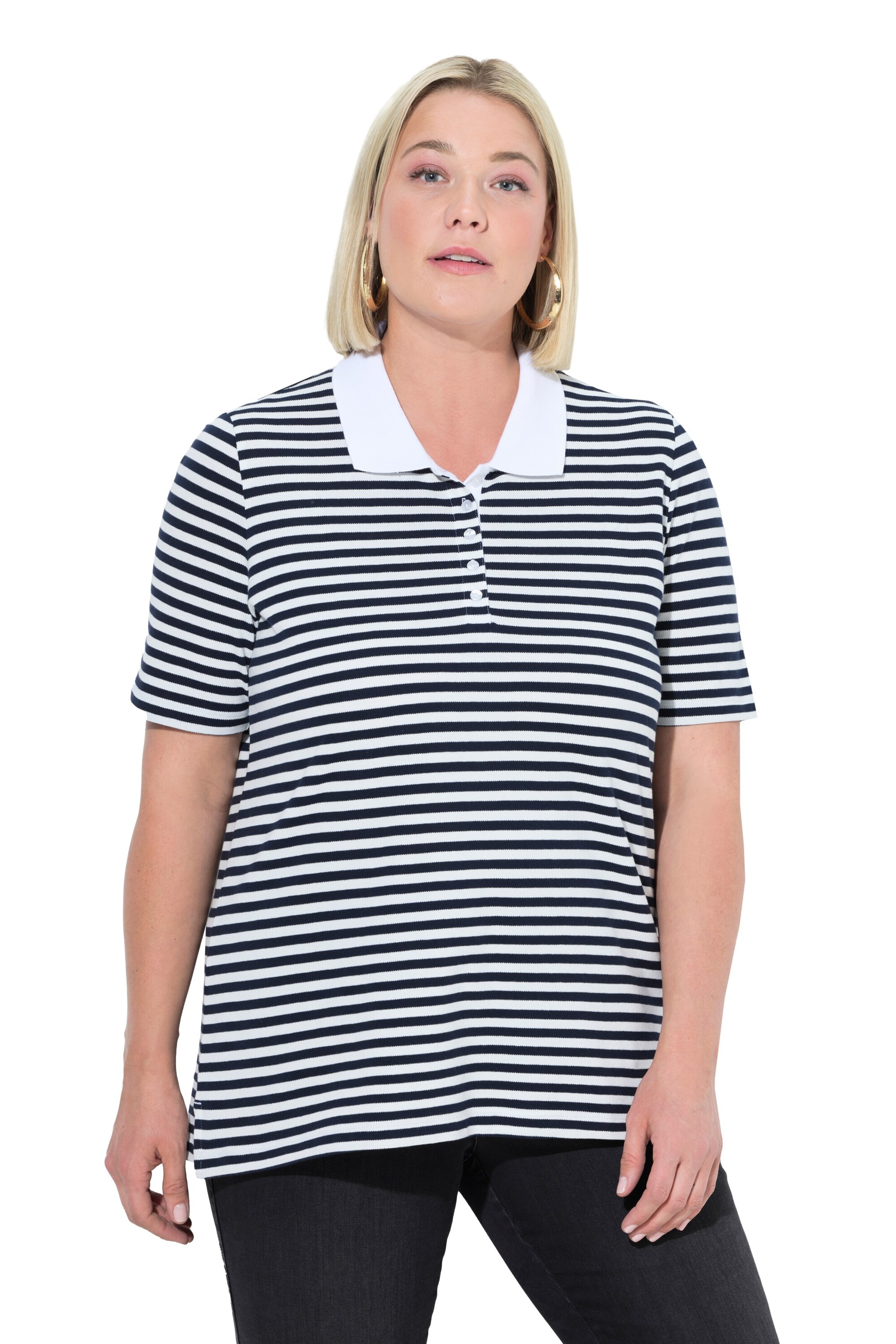 Ulla Popken Shirt in Black: front