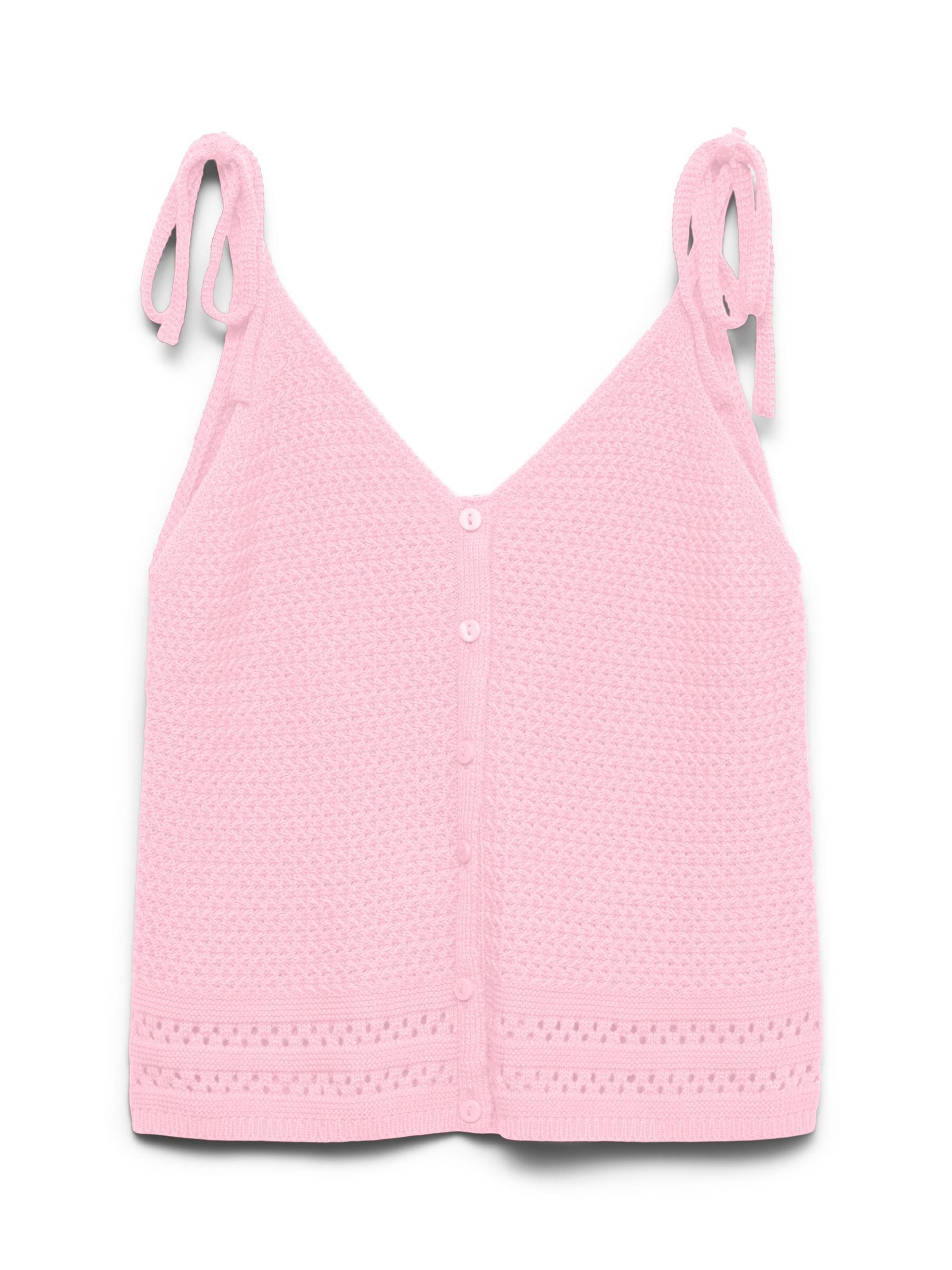 VERO MODA Top 'VMSALTY' in Pink: Vorderseite