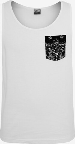 T-Shirt Urban Classics en blanc : devant