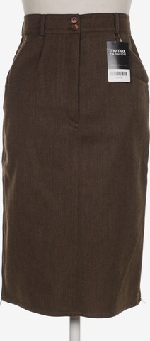 JIL SANDER Skirt in S in Brown: front