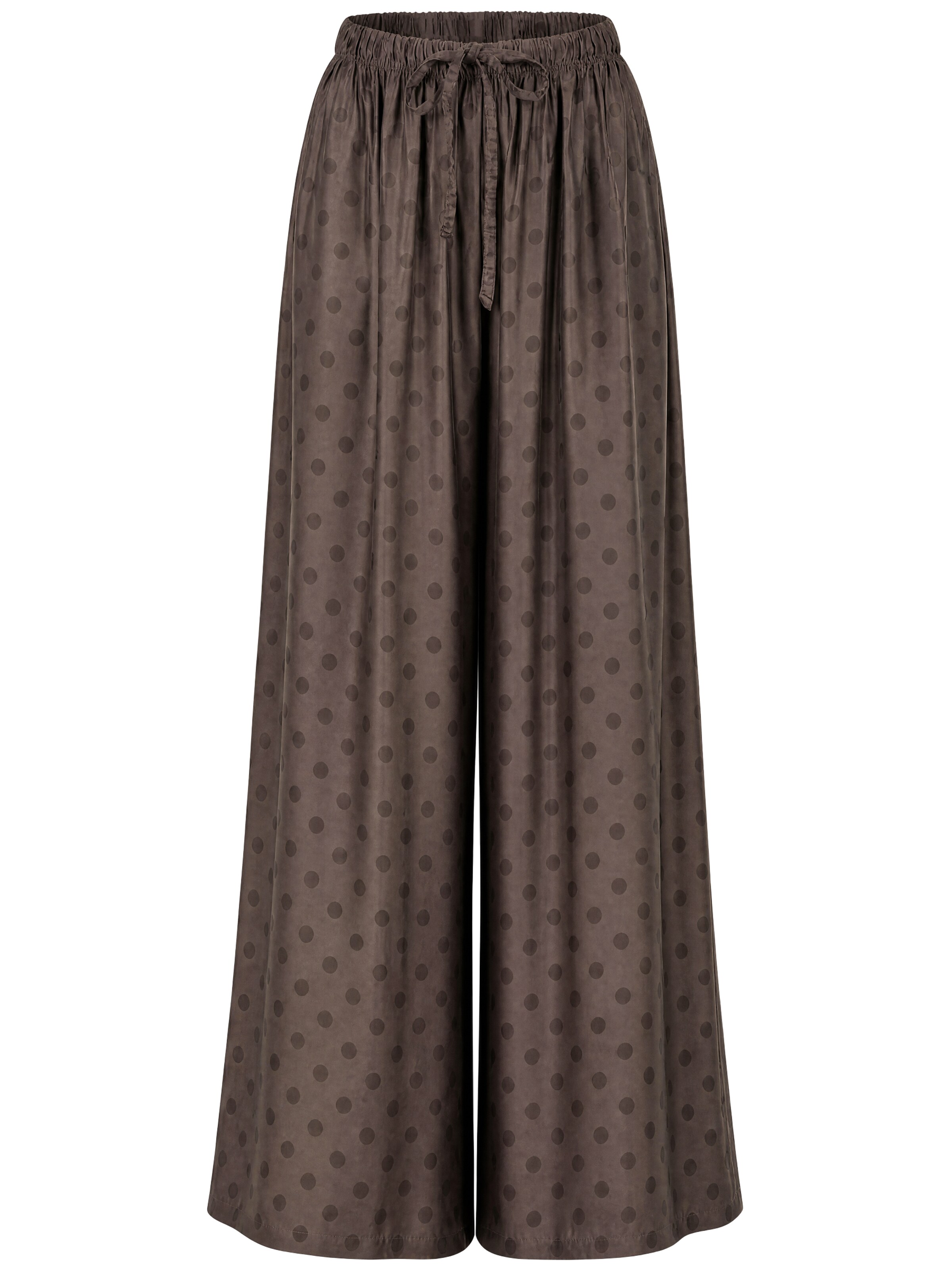 Wide Leg Pantalon 'Catarina' Seasons of April en marron : devant