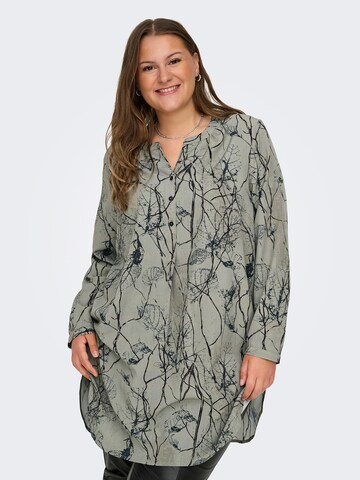 ONLY Carmakoma Blouse 'CARLaurie' in Green: front