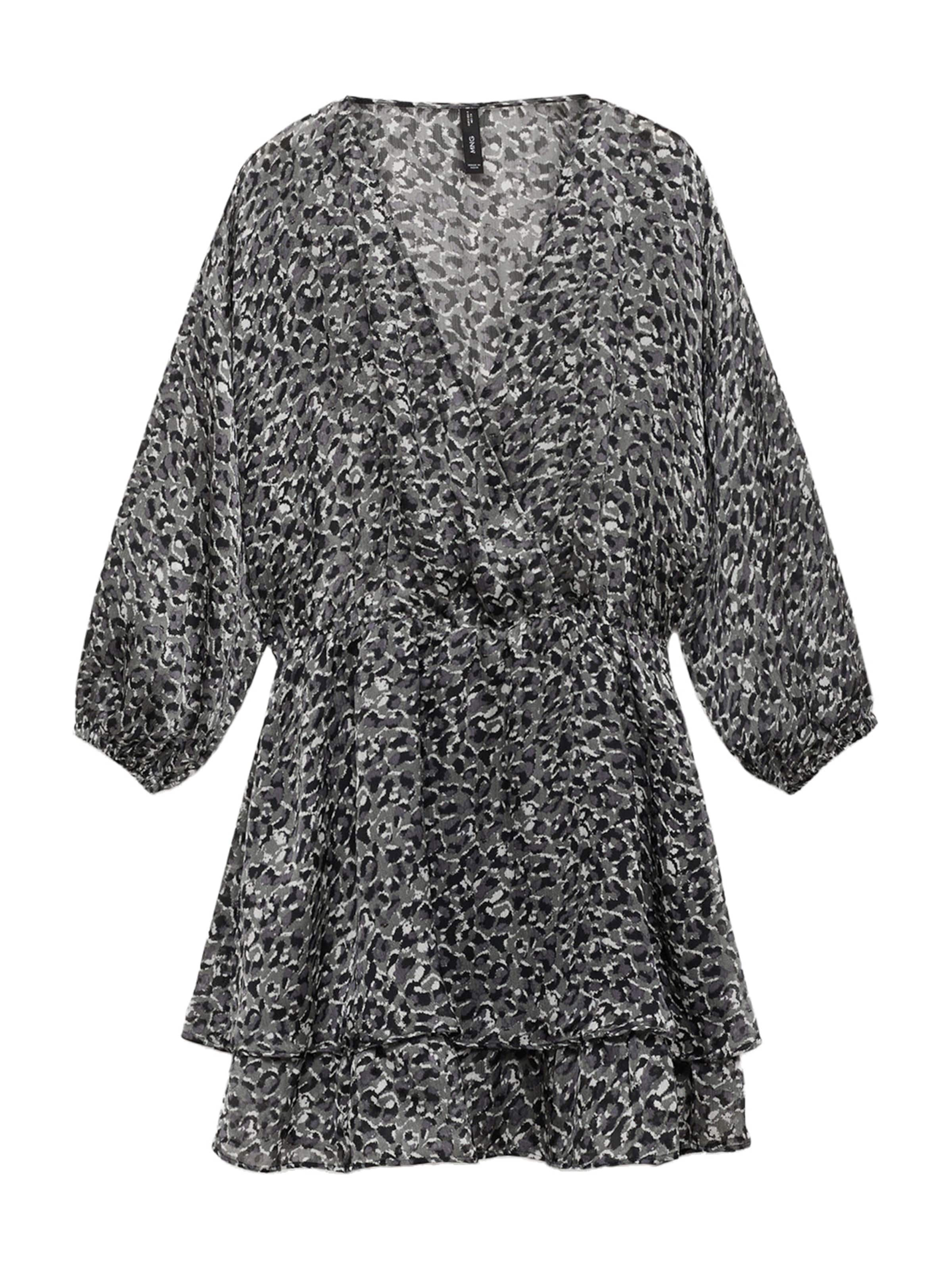 MANGO Jurk in Zwart: voorkant