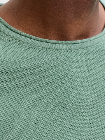 JACK & JONES Sweater 'HILL' in Green