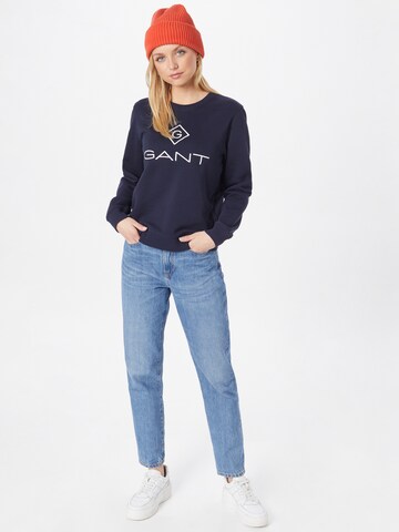 GANT Sweatshirt 'Lock up' i blå