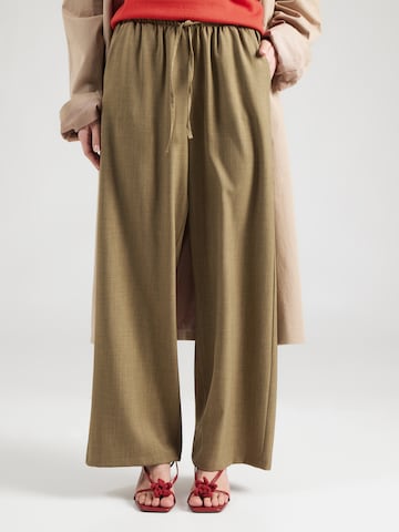 JDY Bő szár Nadrág 'JDYNINA' - zöld: elől