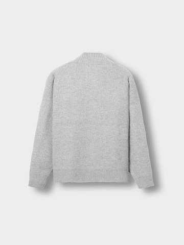 Burocs Knit Cardigan 'Kangaroo' in Grey