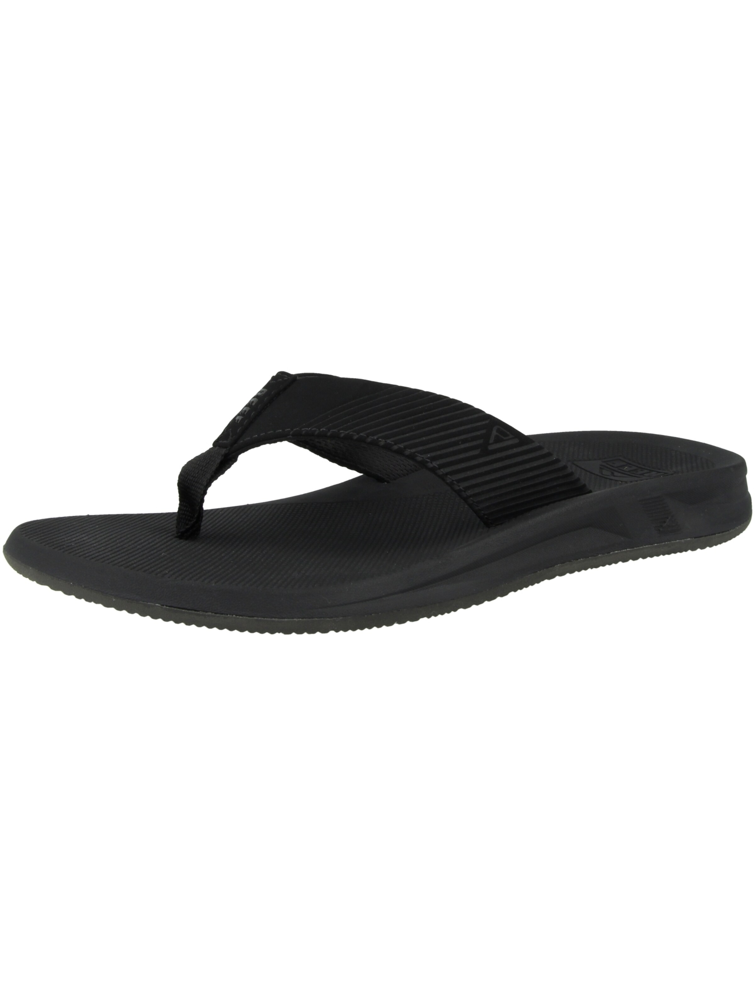 Claquettes / Tongs 'Phantom II' REEF en noir : devant