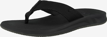 REEF Beach & Pool Shoes 'Phantom II' in Black: front