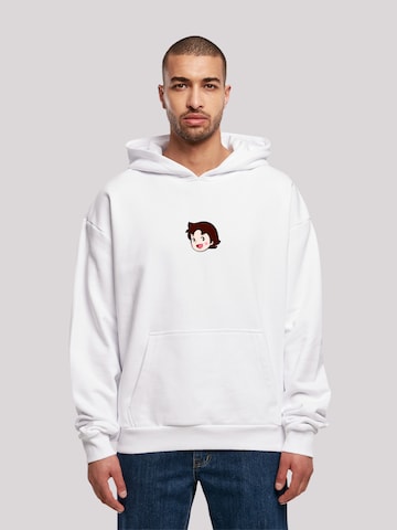 F4NT4STIC Sweatshirt in White: front