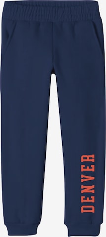 NAME IT Tapered Pants in Blue: front