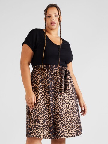 Rochie 'Delphine' de la ABOUT YOU Curvy pe bej: față