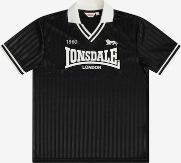 LONSDALE - Camisa 'Footdee' em preto: frente