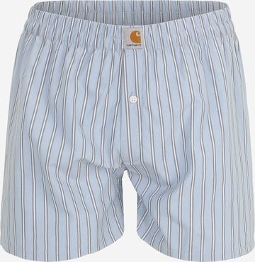 Carhartt WIP Boxerky – modrá: přední strana