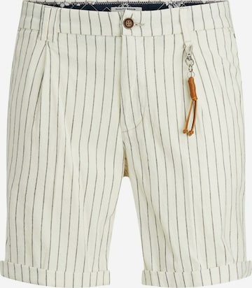 JACK & JONES Regular Chino Pants in White: front