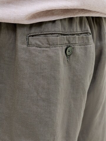 JACK & JONES Wide Leg Lærredsbukser 'JPSTBill JJLawrence' i grøn