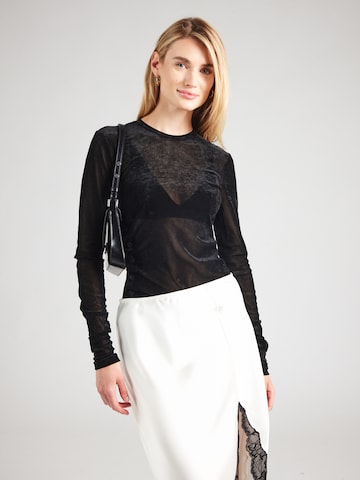PINKO Shirt 'MAGLIA' in Zwart: voorkant