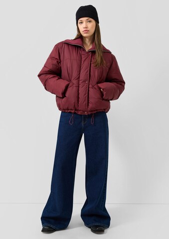 QS Winterjas in Rood: voorkant