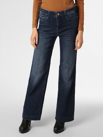 Wide Leg Jean 'Dream' MAC en bleu : devant