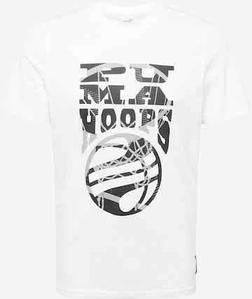 PUMA Functioneel shirt 'The Hooper 1' in Wit: voorkant