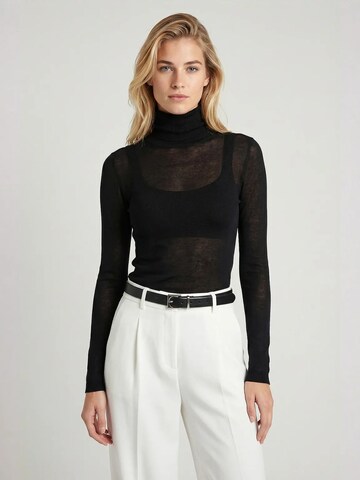 Pullover di Happiness İstanbul in nero: frontale