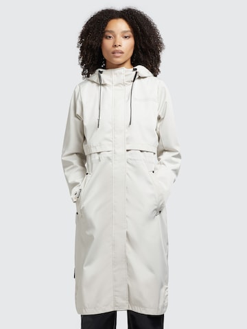 khujo Ανοιξιάτικο και φθινοπωρινό παλτό 'Jomana' σε λευκό: μπροστά