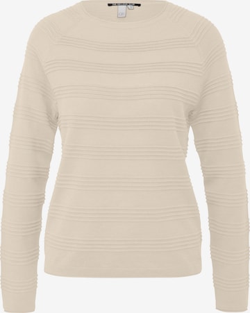 QS Trui in Beige: voorkant