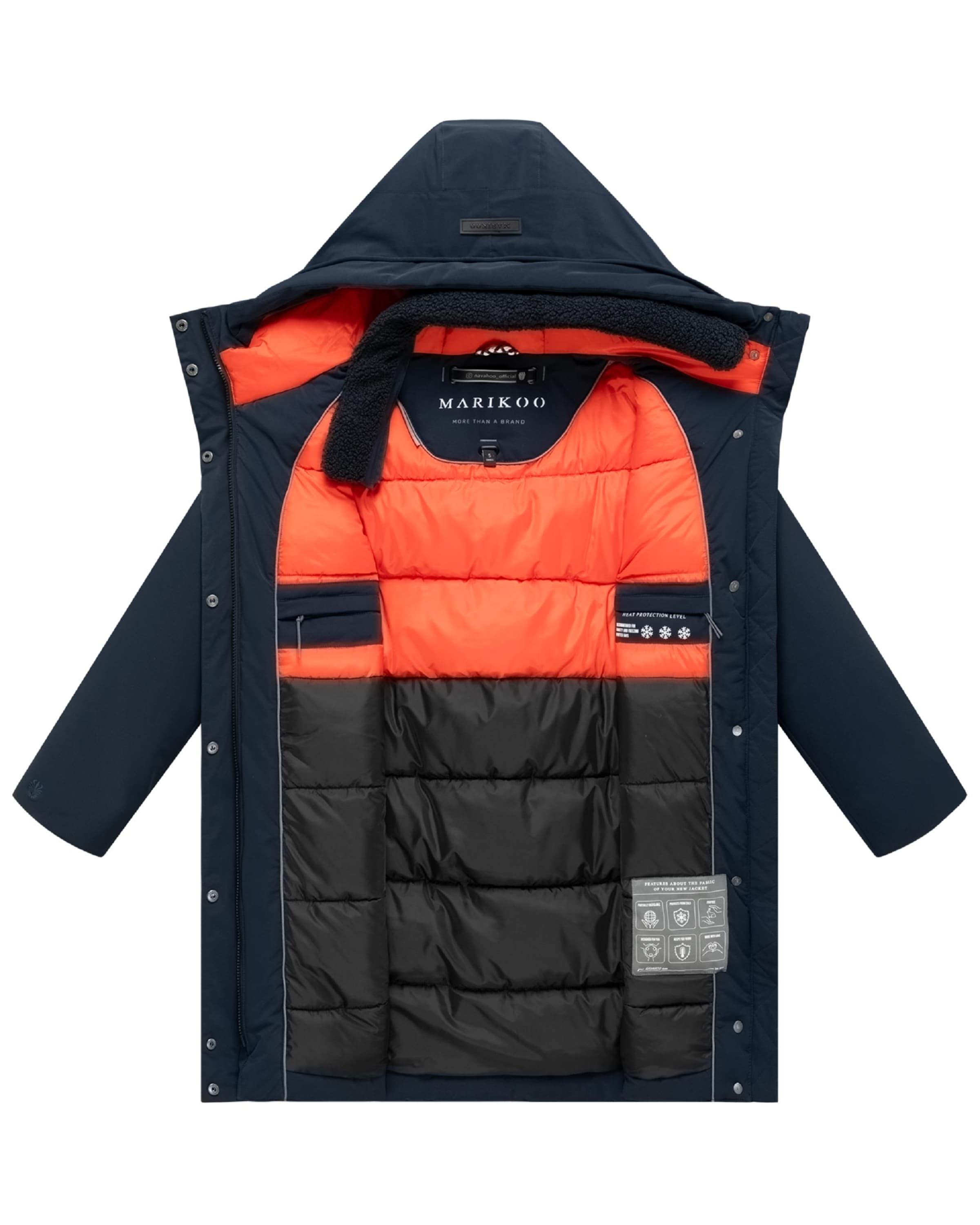 Cappotto invernale 'Pakaami 16' di MARIKOO in blu